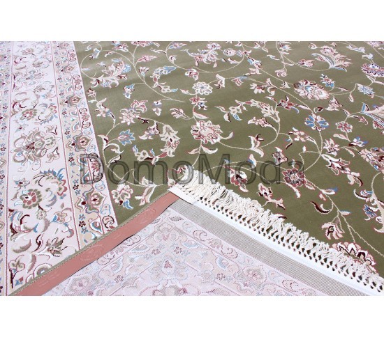 Високощільний килим Esfahan 4904A green-ivory - Висока якість за найкращою ціною в Україні зображення 7.