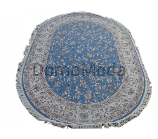 Високощільний килим Esfahan 4904A blue-ivory - Висока якість за найкращою ціною в Україні зображення 5.