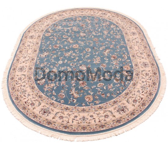 Високощільний килим Esfahan 4904A blue-ivory - Висока якість за найкращою ціною в Україні зображення 4.