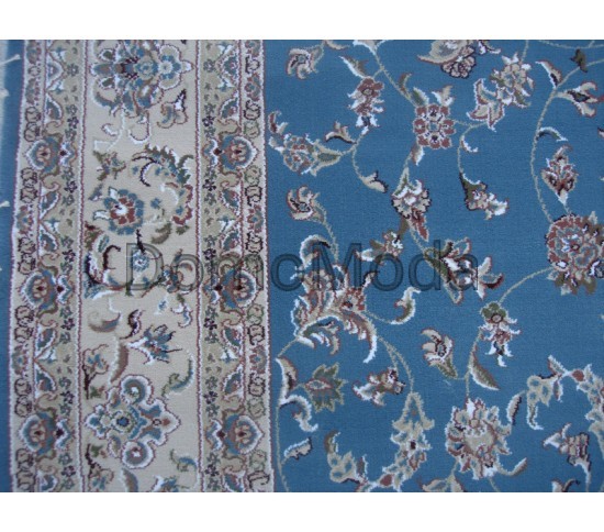 Високощільний килим Esfahan 4904A blue-ivory - Висока якість за найкращою ціною в Україні зображення 2.