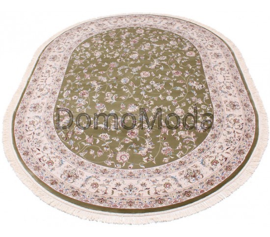 Високощільний килим Esfahan 4904A green-ivory - Висока якість за найкращою ціною в Україні зображення 6.