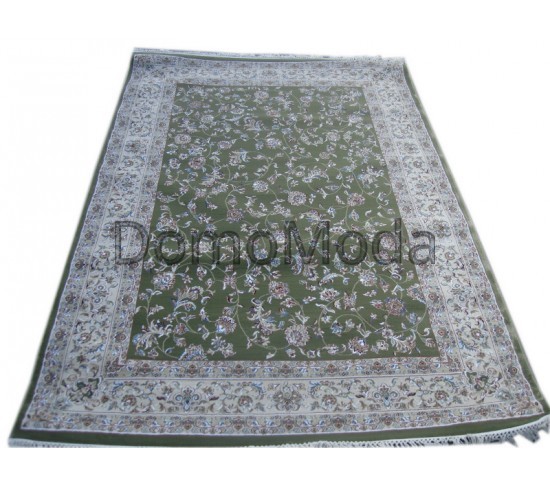 Високощільний килим Esfahan 4904A green-ivory - Висока якість за найкращою ціною в Україні зображення 5.