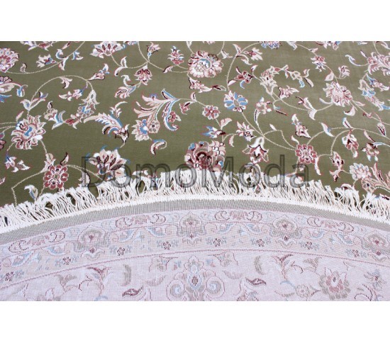 Високощільний килим Esfahan 4904A green-ivory - Висока якість за найкращою ціною в Україні зображення 2.