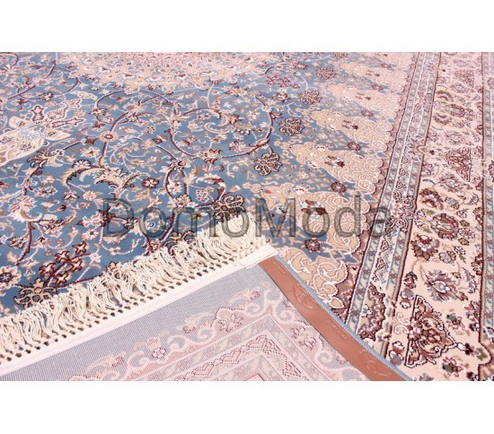 Високощільний килим Esfahan 4996A blue-ivory - Висока якість за найкращою ціною в Україні зображення 2.