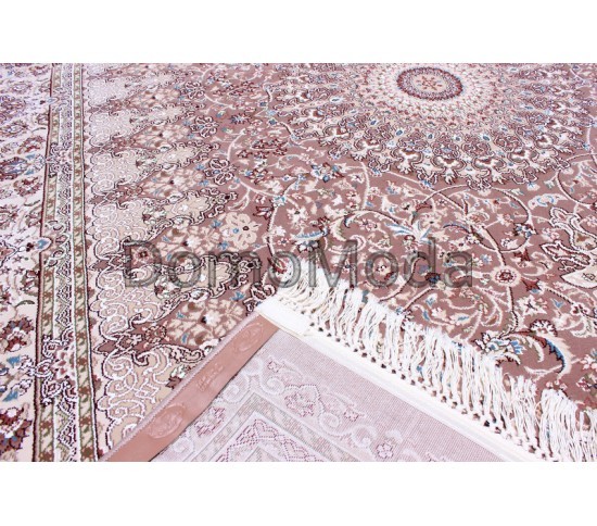 Високощільний килим Esfahan 4996A brown-ivory - Висока якість за найкращою ціною в Україні зображення 4.