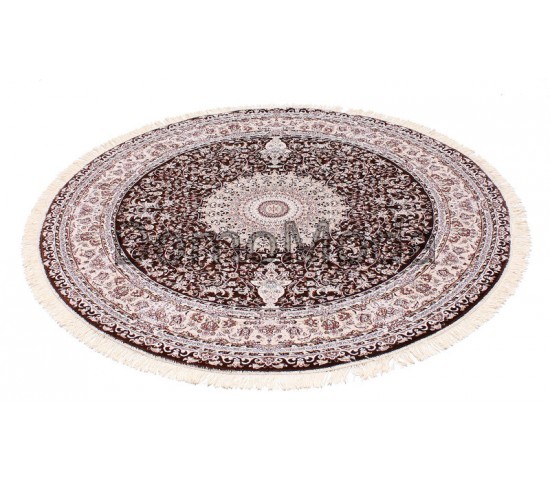 Високощільний килим Esfahan 4996A d.brown-ivory - Висока якість за найкращою ціною в Україні зображення 5.