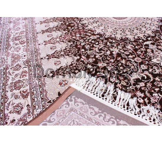 Високощільний килим Esfahan 4996A d.brown-ivory - Висока якість за найкращою ціною в Україні зображення 2.