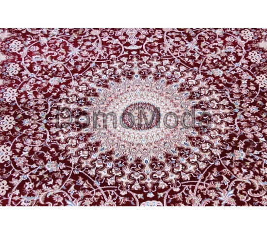 Високощільний килим Esfahan 4996A d.red-ivory - Висока якість за найкращою ціною в Україні зображення 6.