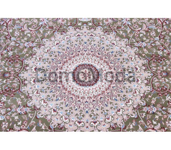 Високощільний килим Esfahan 4996A green-ivory - Висока якість за найкращою ціною в Україні зображення 5.