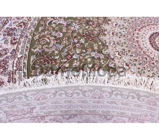 Високощільний килим Esfahan 4996A green-ivory - Висока якість за найкращою ціною в Україні зображення 4.