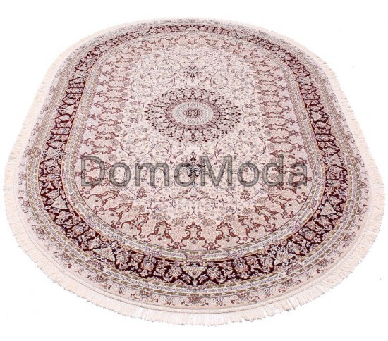Високощільний килим Esfahan 4996A ivory-d.red - Висока якість за найкращою ціною в Україні зображення 3.