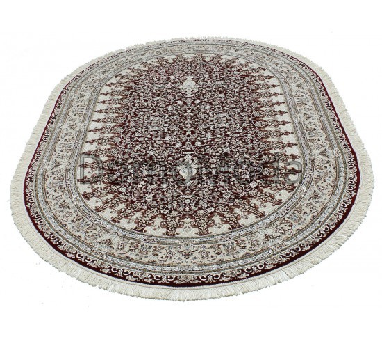 Высокоплотный ковер Esfehan 4996F d.red-ivory - высокое качество по лучшей цене в Украине изображение 5.