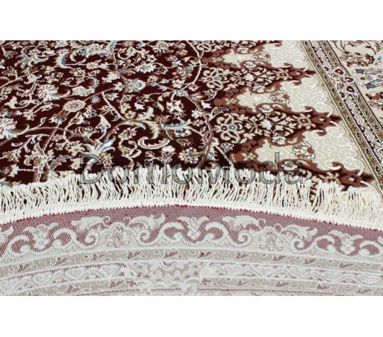 Высокоплотный ковер Esfehan 4996F d.red-ivory - высокое качество по лучшей цене в Украине изображение 2.
