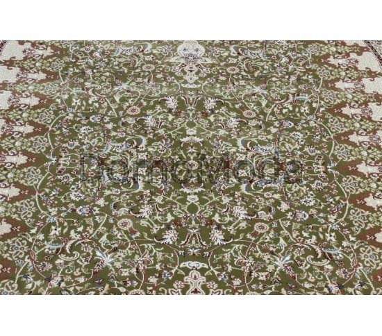 Високощільний килим Esfahan 4996F green-ivory - Висока якість за найкращою ціною в Україні зображення 4.
