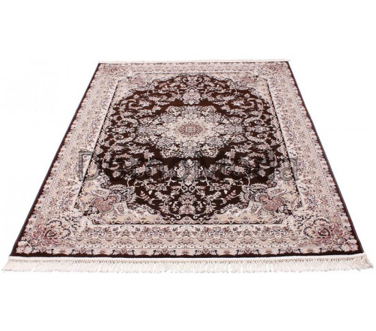 Високощільний килим Esfahan 5978A d.brown-ivory - Висока якість за найкращою ціною в Україні