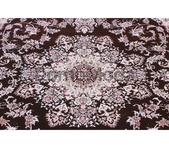 Високощільний килим Esfahan 5978A d.brown-ivory - Висока якість за найкращою ціною в Україні зображення 4.