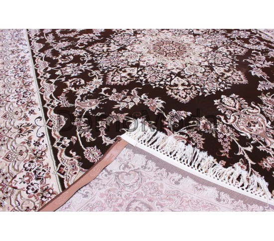 Високощільний килим Esfahan 5978A d.brown-ivory - Висока якість за найкращою ціною в Україні зображення 3.