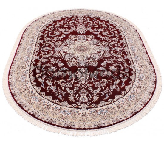 Високощільний килим Esfahan 5978A d.red-ivory - Висока якість за найкращою ціною в Україні зображення 6.