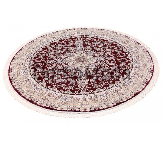 Високощільний килим Esfahan 5978A d.red-ivory - Висока якість за найкращою ціною в Україні зображення 5.