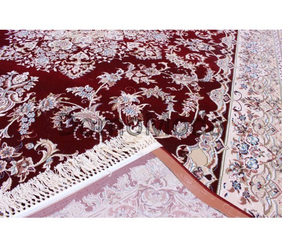 Високощільний килим Esfahan 5978A d.red-ivory - Висока якість за найкращою ціною в Україні зображення 4.