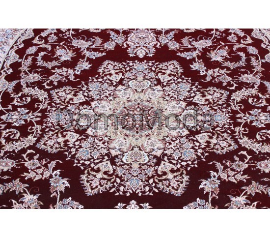 Високощільний килим Esfahan 5978A d.red-ivory - Висока якість за найкращою ціною в Україні зображення 3.