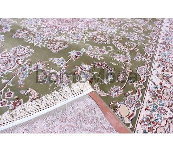 Високощільний килим Esfahan 5978A green-ivory - Висока якість за найкращою ціною в Україні зображення 2.