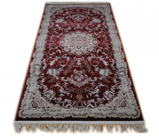 Високощільний килим Esfahan 6059A d.red-ivory - Висока якість за найкращою ціною в Україні