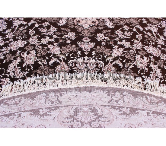 Високощільний килим Esfahan 7786A d.brown-ivory - Висока якість за найкращою ціною в Україні зображення 6.