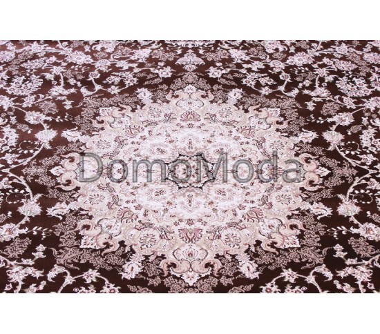 Високощільний килим Esfahan 7786A d.brown-ivory - Висока якість за найкращою ціною в Україні зображення 4.