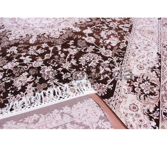 Високощільний килим Esfahan 7786A d.brown-ivory - Висока якість за найкращою ціною в Україні зображення 3.