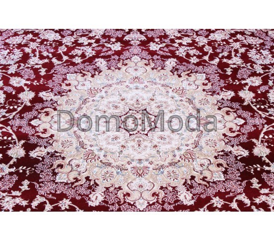 Високощільний килим Esfahan 7786A d.red-ivory - Висока якість за найкращою ціною в Україні зображення 4.