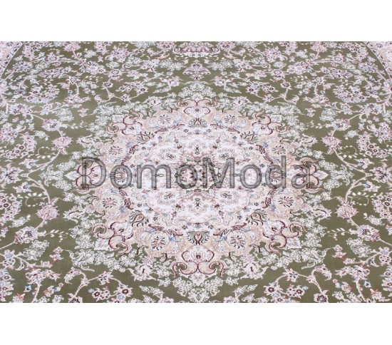 Високощільний килим Esfahan 7786A green-ivory - Висока якість за найкращою ціною в Україні зображення 5.