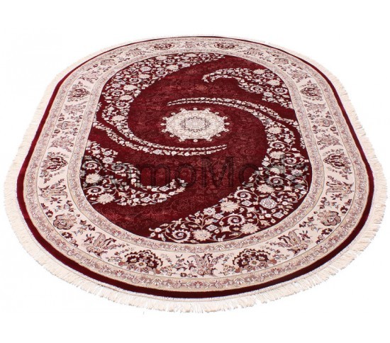 Високощільний килим Esfahan 7927A d.red-ivory - Висока якість за найкращою ціною в Україні зображення 6.