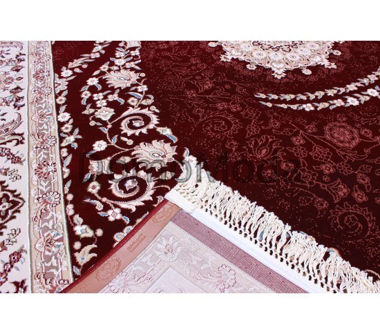 Високощільний килим Esfahan 7927A d.red-ivory - Висока якість за найкращою ціною в Україні зображення 2.