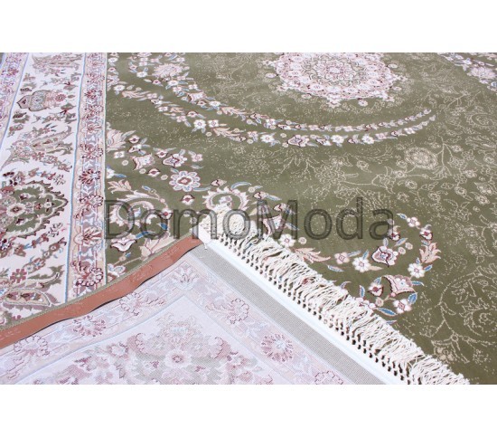 Високощільний килим Esfahan 7927A green-ivory - Висока якість за найкращою ціною в Україні зображення 5.