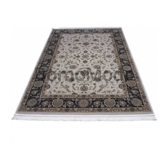 Високощільний килим Esfahan 8942A ivory-black - Висока якість за найкращою ціною в Україні
