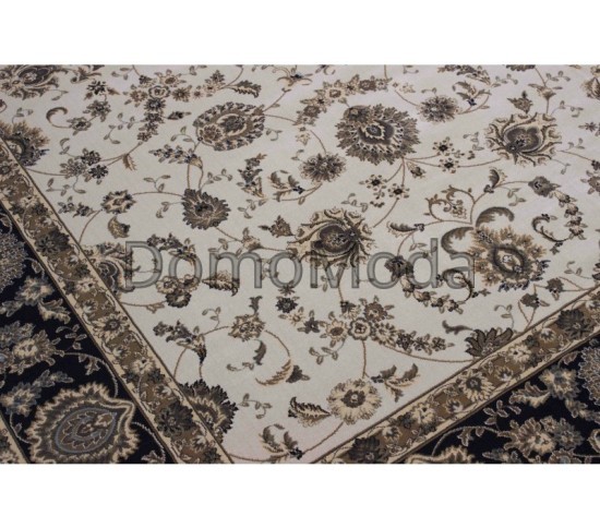 Високощільний килим Esfahan 8942A ivory-black - Висока якість за найкращою ціною в Україні зображення 4.