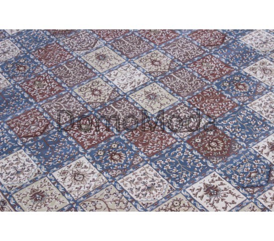 Високощільний килим Esfahan 9468A blue-ivory - Висока якість за найкращою ціною в Україні зображення 4.