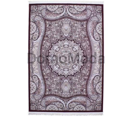 Высокоплотный ковер Esfehan 9648A d.red-ivory - высокое качество по лучшей цене в Украине изображение 2.