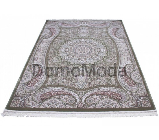Високощільний килим Esfahan 9648A green-ivory - Висока якість за найкращою ціною в Україні