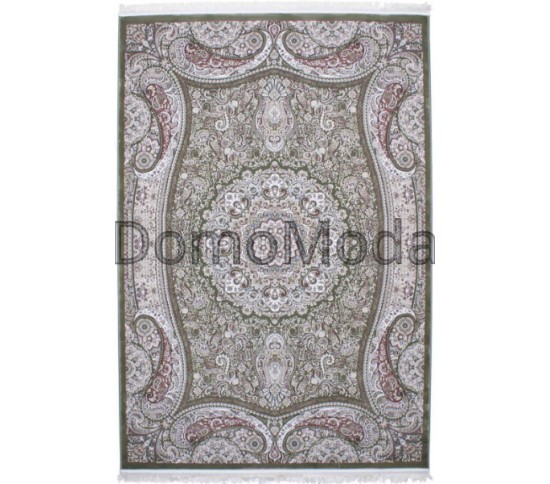 Високощільний килим Esfahan 9648A green-ivory - Висока якість за найкращою ціною в Україні зображення 2.