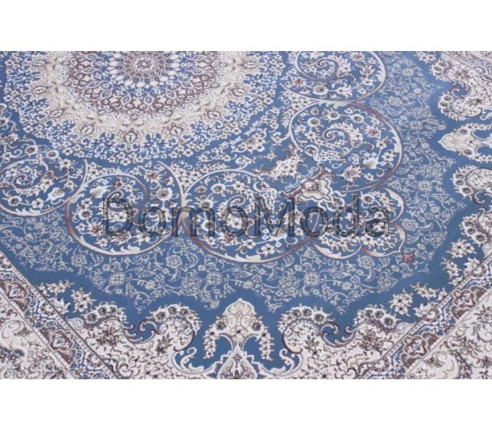 Высокоплотный ковер Esfehan 9724A blue-ivory - высокое качество по лучшей цене в Украине изображение 4.