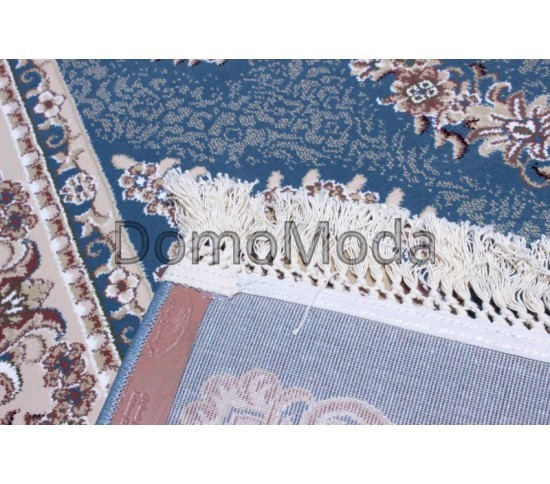 Высокоплотный ковер Esfehan 9720A blue-ivory Купить в интернет магазине ДомоМода фото 3 Высокоплотный ковер Esfehan 9720A blue-ivory - высокое качество по лучшей цене в Украине изображение 3.