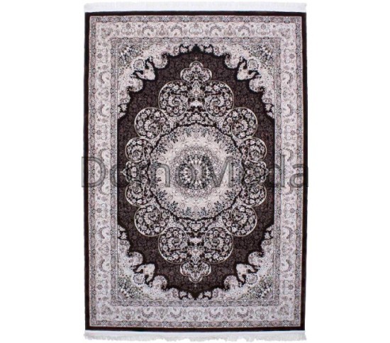 Високощільний килим Esfahan 9724A d.brown-ivory - Висока якість за найкращою ціною в Україні зображення 4.