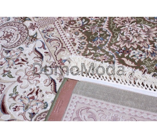 Високощільний килим Esfahan 9915A green-ivory Купити в інтернет магазині ДомоМода фото 3 Високощільний килим Esfahan 9915A green-ivory - Висока якість за найкращою ціною в Україні зображення 3.