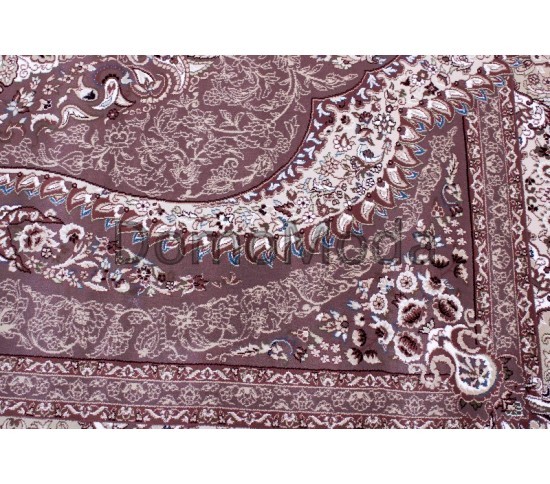 Высокоплотный ковер Esfehan 9839A Brown-Ivory Купить в интернет магазине ДомоМода фото 3 Высокоплотный ковер Esfehan 9839A Brown-Ivory - высокое качество по лучшей цене в Украине изображение 3.