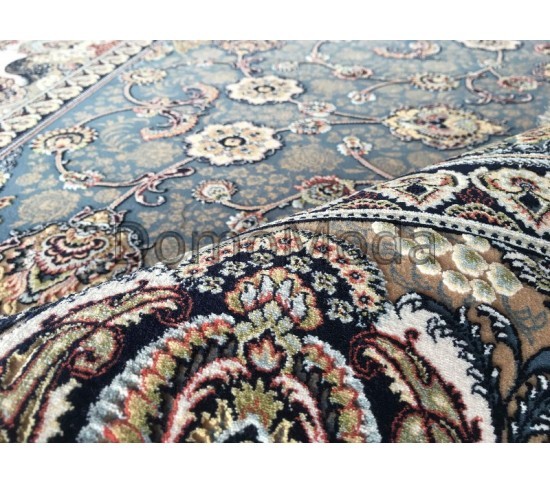 Високощільний килим Halif 3830 HB DARK BLUE - Висока якість за найкращою ціною в Україні зображення 2.