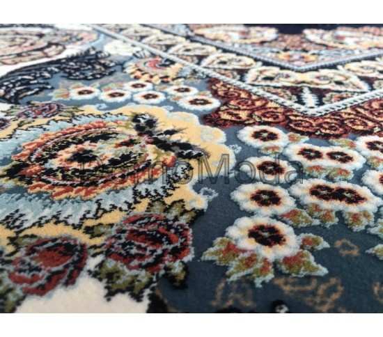 Високощільний килим Halif 3830 HB NAVY - Висока якість за найкращою ціною в Україні зображення 2.