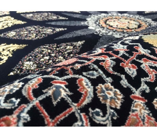 Высокоплотный ковер Halif 4260 HB NAVY - высокое качество по лучшей цене в Украине изображение 2.