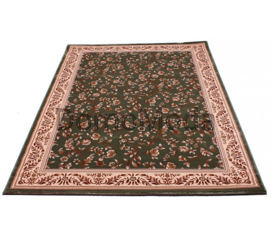 Високощільний килим Imperia 5816A green-ivory - Висока якість за найкращою ціною в Україні